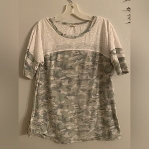 Hem & Thread brand Camo tee shirt, sz M. Worn but in good condition.